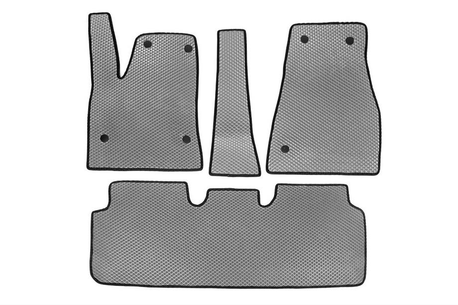 Tesla Model S 2012– EVA Floor Mats (2012-2021, Gray) Image