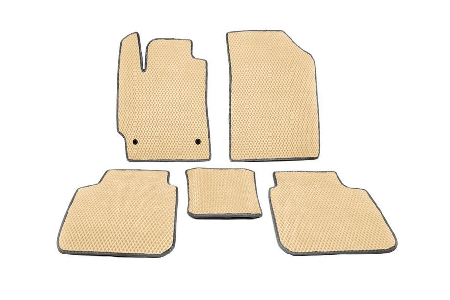 Toyota Camry 2006-2011 EVA Floor Mats (Beige) Photo 1