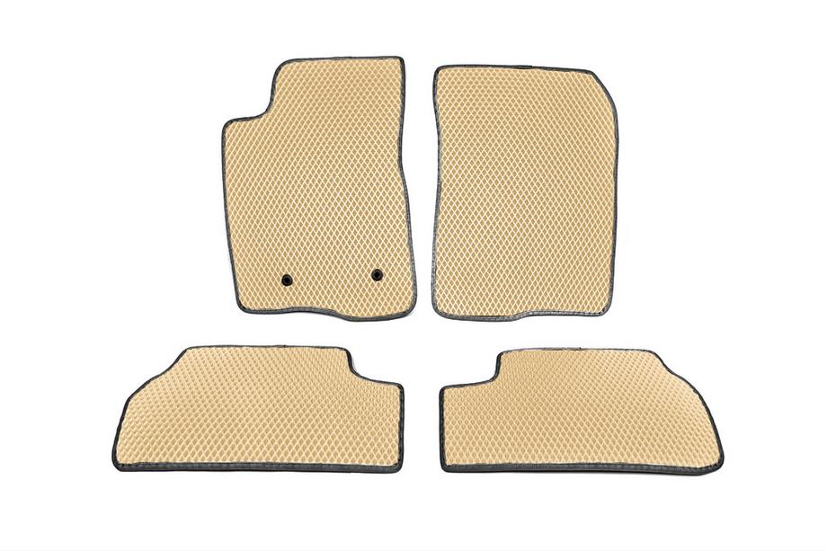 Toyota Corolla Verso 2004-2009 EVA Floor Mats (Beige) Photo 1