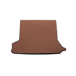 Trunk mat without rear seats (EVA, Brown) photo 1