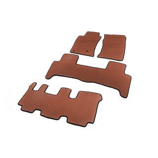 EVA Floor Mats (3 Rows, Brown) Toyota Land Cruiser Prado 120 2002-2009 photo 2