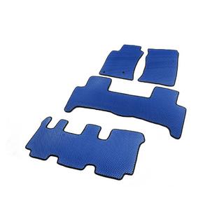 EVA Floor Mats (3 Rows, Blue) Toyota Land Cruiser Prado 120 2002-2009 photo 2