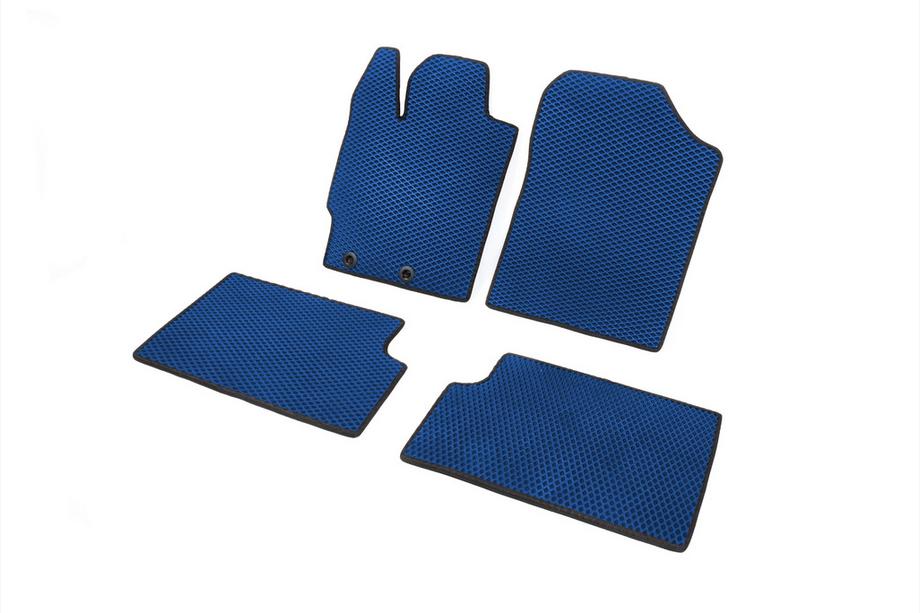 Toyota Yaris 2010-2020 EVA Floor Mats DVS (Blue) Photo 2