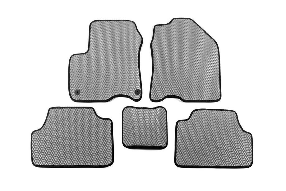 Hyundai Kona 2017-2023 EVA Floor Mats V1 (Electric, Gray) Photo 1