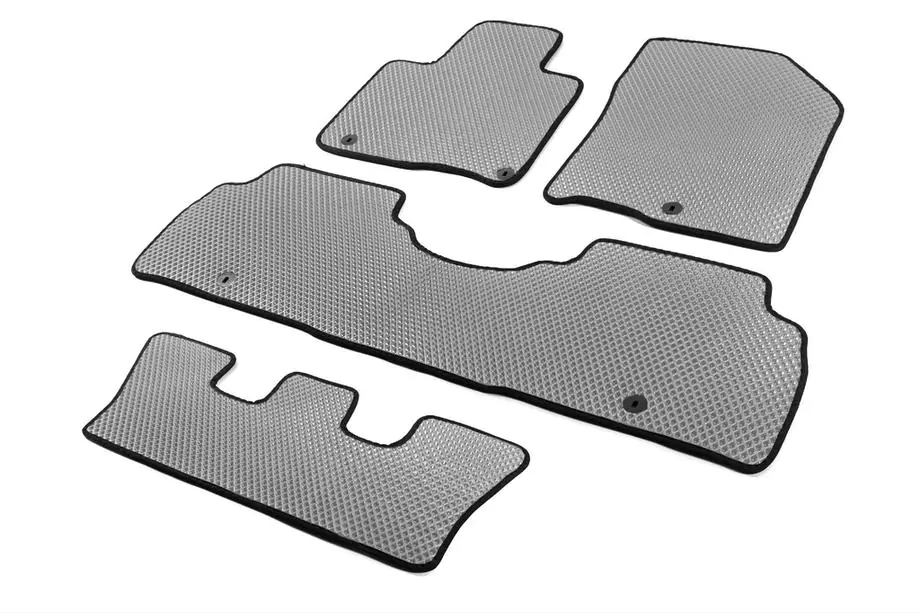 Kia Sorento IV MQ4 2020- EVA floor mats (7-seater, Hybrid, Grey) Photo 2