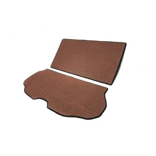 Trunk Mat 2-Piece (EVA, Brown) Volvo XC70 2007-2013 photo 2