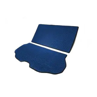 Trunk Mat 2-Piece (EVA, Blue) Volvo XC70 2007-2013 photo 2