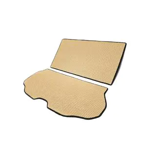 Trunk mat 2-piece (EVA, Beige) Volvo XC70 2007-2013 photo 2