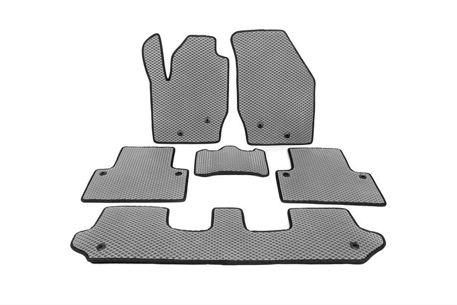 Volvo XC90 2002-2014 EVA Floor Mats Gray Image