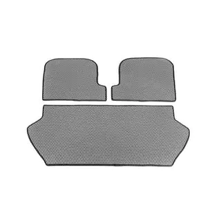 Trunk Mat 3-Piece (EVA, Gray) Volvo XC90 2002-2014 photo 1