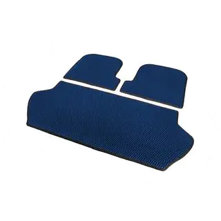 Trunk mat 3-piece set (EVA, Blue) Volvo XC90 2002-2014 photo 2