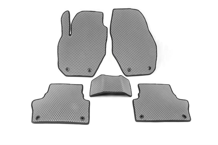 Volvo XC60 2009-2017 EVA Floor Mats (Gray) Image