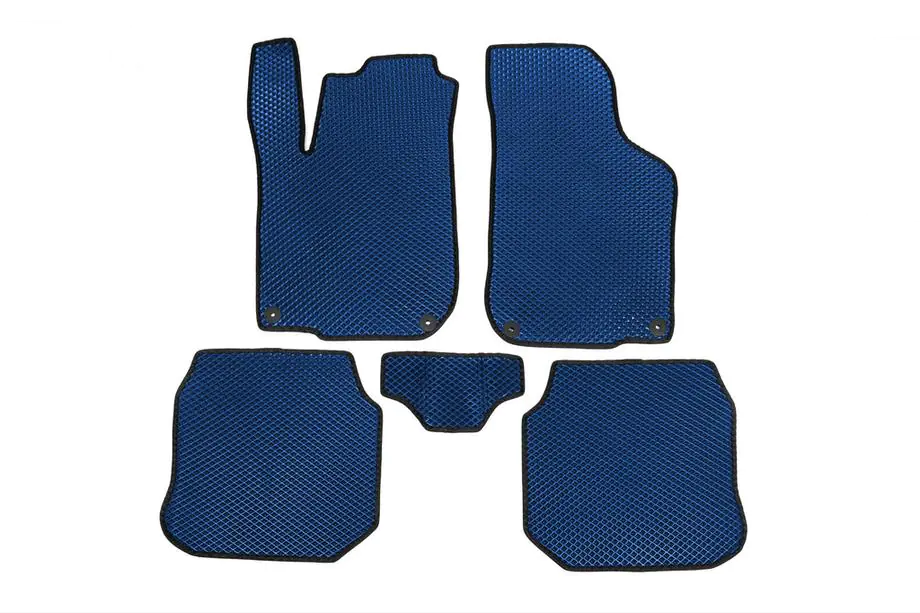 Volkswagen Golf 4 1997-2006 EVA Floor Mats (Blue) Image