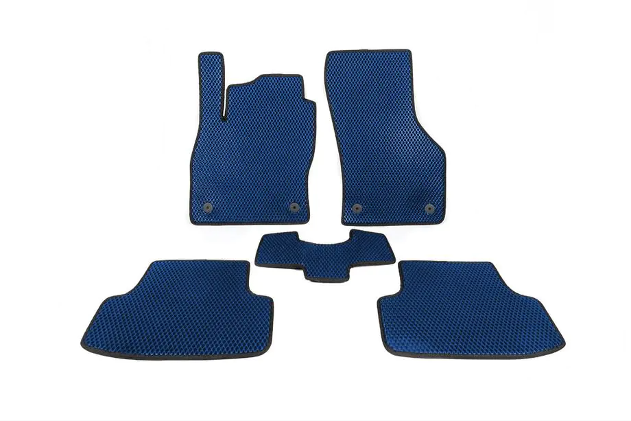 Volkswagen Golf 7/E-Golf 2012-2020 EVA Floor Mats for Golf 7 (Blue) Image