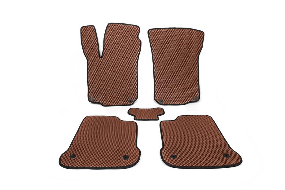 Volkswagen Jetta 1998-2005 EVA Floor Mats (Brown) Image
