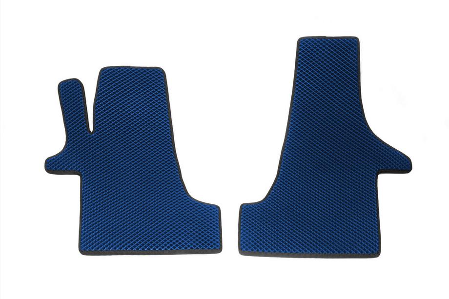 Volkswagen T5 Multivan 2003–2010 EVA Floor Mats (Blue, Front, for 2+1) Image