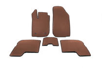 Renault Logan II 2013-2022 EVA Floor Mats (Brown) photo 1
