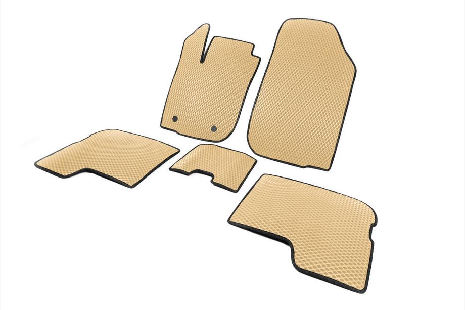 Dacia Logan I 2008-2012 EVA Floor Mats (Beige) Photo 2