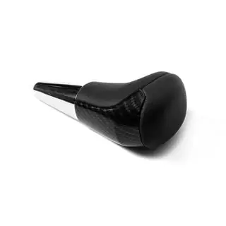 Gear Shift Knob (Black Leather + Carbon) Toyota Land Cruiser 200 2007-2021 photo 3