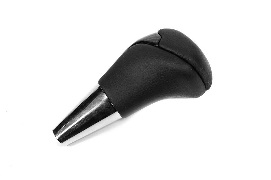 Toyota Land Cruiser 200 2007-2021 Gear Shift Knob (Black Leather + Carbon) Photo 5