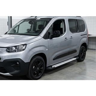 Side Steps Allmond Grey (2 pcs, Aluminum) Fiat Doblo III 2023- photo 1