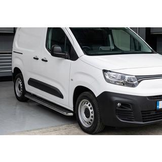 Side Steps Maydos V1 (2 pcs, Aluminum & Stainless Steel) Fiat Doblo III 2023- photo 1