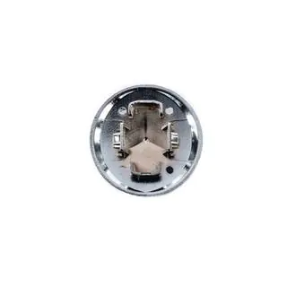 Hood emblem delete cap Mercedes (blue, 57mm) photo 3