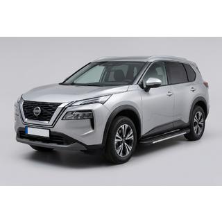 Side Steps Bosphore Grey (2 pcs, Aluminum) Nissan X-trail T33/Rogue 2022- photo 1
