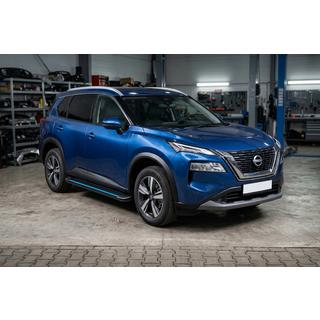 Side Steps Maya Blue (2 pcs, Aluminum) Nissan X-trail T33/Rogue 2022- photo 1