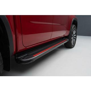 Side Steps Maya Red (2 pcs, Aluminum) Volkswagen Amarok 2022- photo 1
