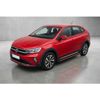 Side Steps Maya Red (2 pcs, Aluminum) Volkswagen Taigo 2020- photo 1