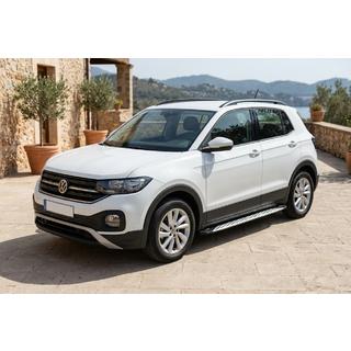 Side Steps Shining V1 (2 pcs, Aluminum) Volkswagen T-Cross 2019- photo 1