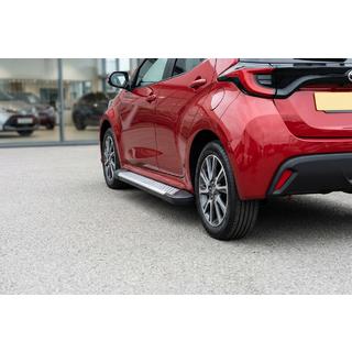 Side Steps Allmond Grey (2 pcs, Aluminum) Toyota Yaris/Yaris Cross (XP210) 2020- photo 1
