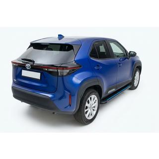 Side Steps Maya Blue (2 pcs, Aluminum) Toyota Yaris/Yaris Cross (XP210) 2020- photo 1
