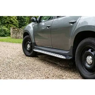 Side Steps Shining V1 (2 pcs, Aluminum) Dacia Duster 2008-2018 photo 1