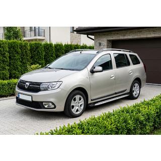 Side Steps Shining V1 (2 pcs, Aluminum) Dacia Logan MCV 2013-2020 photo 1