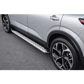 Side Steps Shining V1 (2 pcs, Aluminum) Nissan Qashqai 2021- photo 1