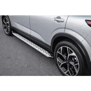 Side Steps Shining V1 (2 pcs, Aluminum) Nissan Qashqai 2021- photo 1