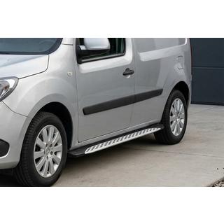 Side Steps Shining V1 (short wheelbase) (2 pcs, Aluminum) Renault Kangoo 2008–2020 photo 1