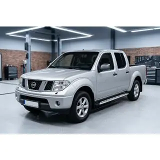 Side Steps Shining V1 (2 pcs, Aluminum) Nissan Navara 2006-2015 photo 1