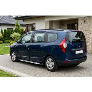 Side Steps Shining V1 (2 pcs, Aluminum) Dacia Lodgy 2012-2022 photo 1