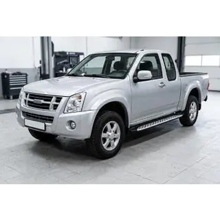 Side Steps Shining V1 (2 pcs, Aluminum) Isuzu D-Max 2002-2011 photo 1
