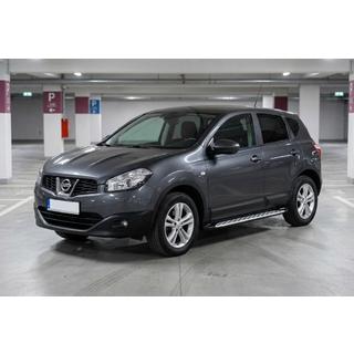 Side Steps Shining V1 (2 pcs, Aluminum) Nissan Qashqai 2010-2014 photo 1