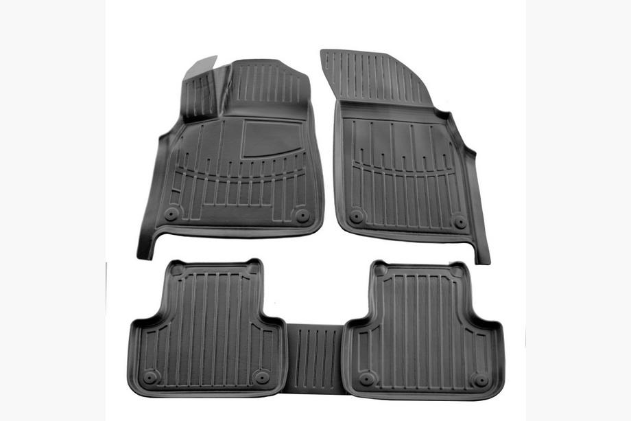 Audi Q8 2018- Stingray 3D Rubber Floor Mats (5 pcs, Polyurethane) Photo 1