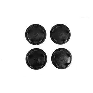 Wheel center caps 76/71mm black (set of 4) photo 3