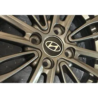Black wheel center caps hyun60tur-bl (59mm to 55mm, 4 pcs) photo 1