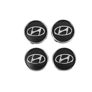 Black wheel center caps hyun60tur-bl (59mm to 55mm, 4 pcs) photo 3