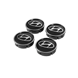 Black wheel center caps hyun60tur-bl (59mm to 55mm, 4 pcs) photo 2