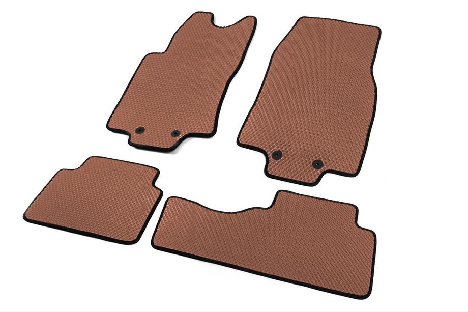 Renault Koleos 2016-2024 EVA Floor Mats (Brown) Photo 2