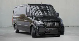 Mercedes Sprinter W907/W910 2018- Front bumper with ABS grille (primed for painting) photo 6